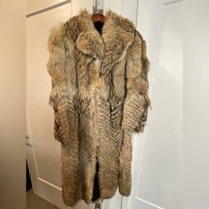 Vintage Authentic 100% Fox Fur Coat